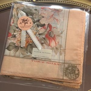 Vintage YURIENITANI handkerchief, scarves